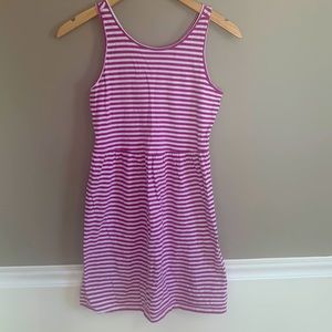 Girls Old Navy stripe tank dress